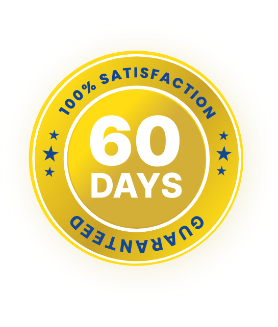60 day money back guarantee